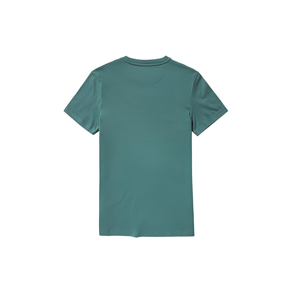 Timberland Casual Round Neck Embroidered Slim Fit Short Sleeve T-Shirt Men Tops Blue-Green A2EKJ-CL6