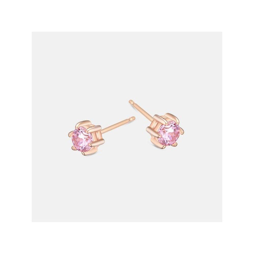 René Perla Sterling Silver Rose Earrings A243Se9001Rpp