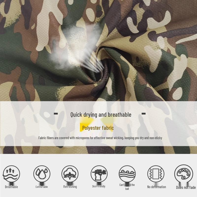 Větruodolná maskáčová sada čepice: Kulatá rybářská čepice s okrajem pro cestování v přírodě a horolezectví