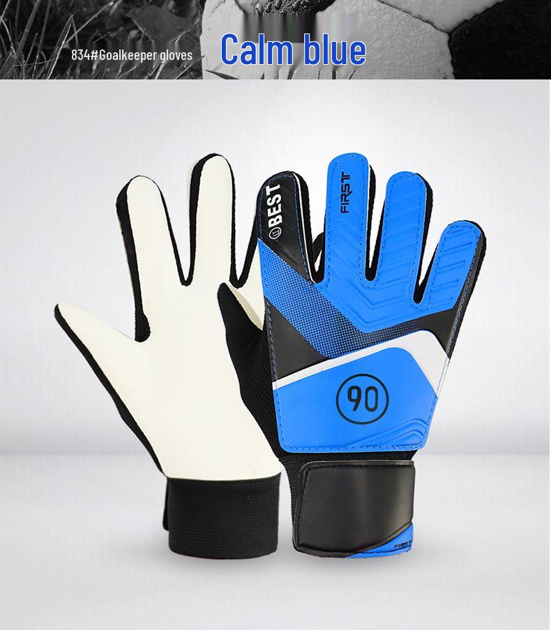 Kids' Latex Anti-Slip Goalkeeper Gloves - Breathable and Protective