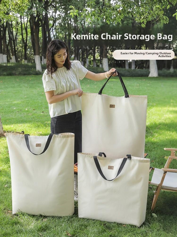 Kemite Outdoor Folding Chair Storage Bag Oxford Cloth Thickened Portable Handbag Large Capacity Camping Travel Organizer