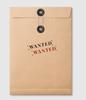 Printtoo Wanted Self Inking Rubber Stamp Pre-Inked Office Stamp- Home Office Business Stationery, Black- 42 X 9