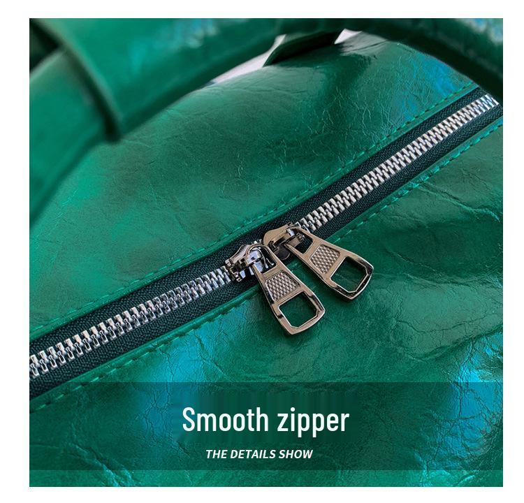 Unisexowa Torba Sportowa Duffle ze Skóry PU na Biznes, Jogę lub Pływanie - Duża Pojemność, Styl do Ręki/na Ramię