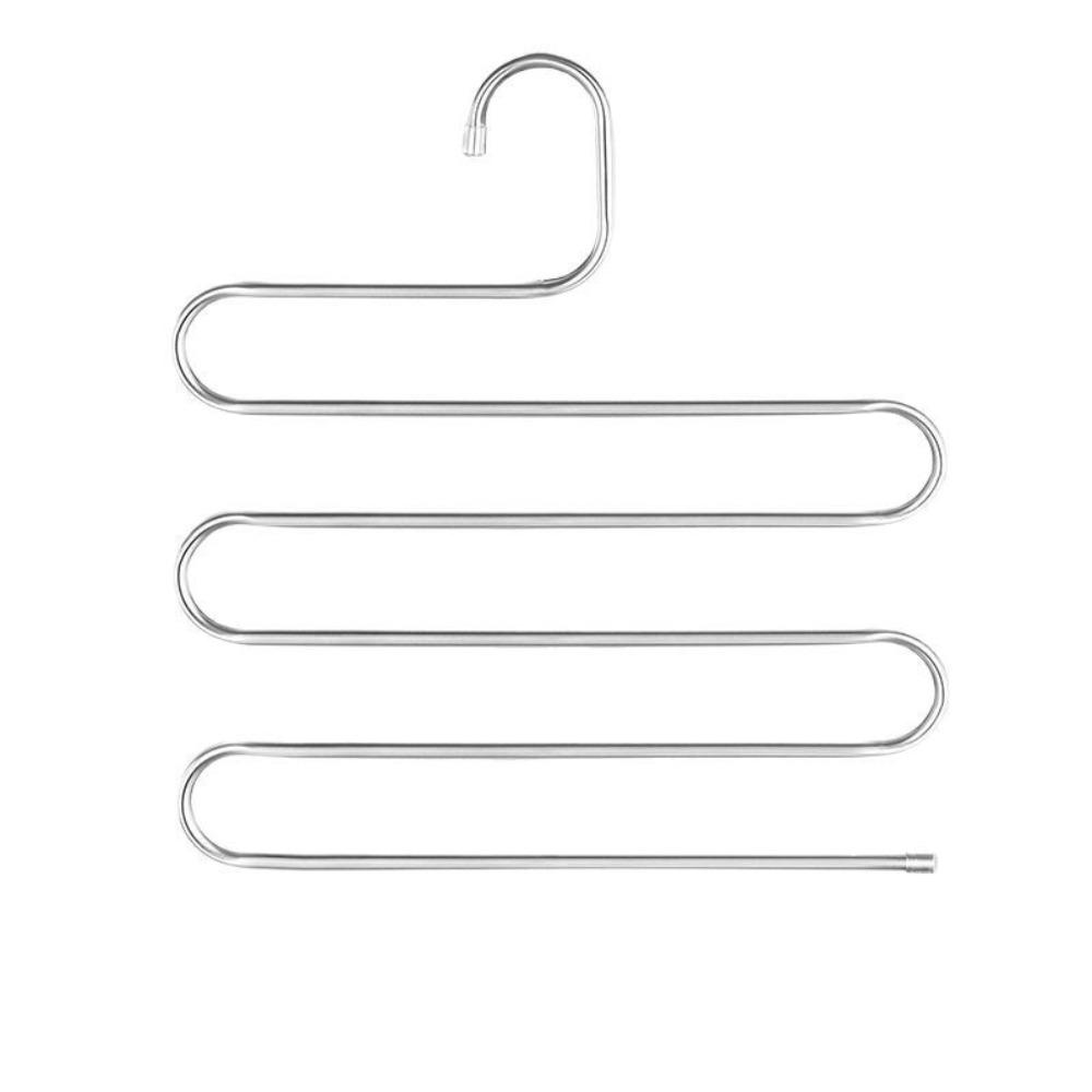 5pcs Multi-Functional Pants Rack Five-Layer Trouser Rack Durable Storage Rack Pant Storage