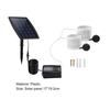 Yousheng 1 Set Fish Tank Oxygen Pump Large Air Volume Low Noise Compact Size High Power Simple Installation Increase Oxygen Plastic Solar Air Pump Kit