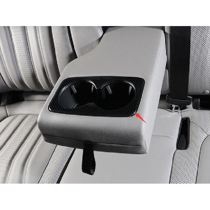 Carbon Fiber 1PCS For Ford Escape Kuga - Frame Trim Rear Water Cup Panel