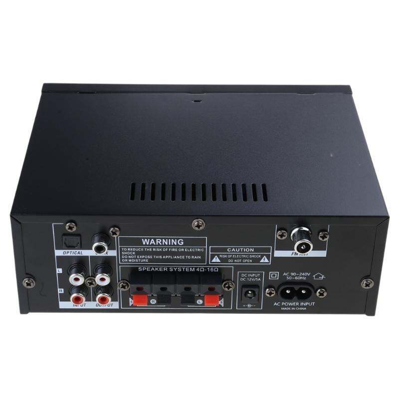 High Power 70Wx2 Digital Voice Amplifiers Receiver with Bluetooth-compatible 5.0 for Home Speaker Systems