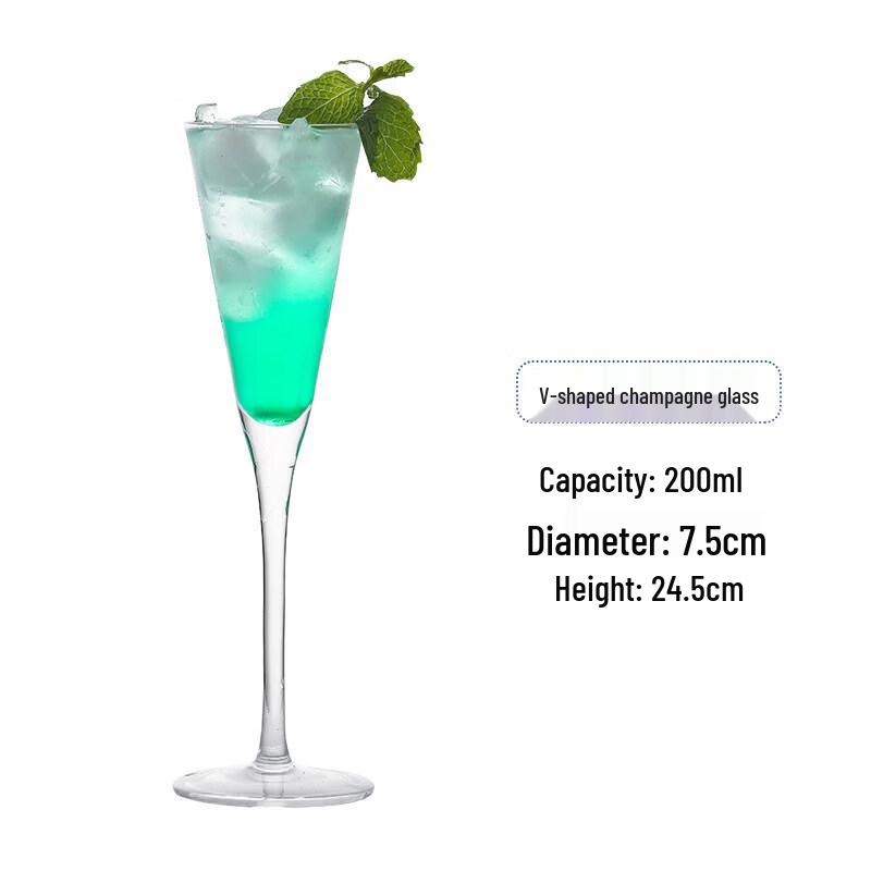 Creative Bubble Glass Cocktail & Champagne Flute Set