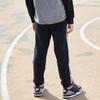Jordan Knitted Sweatpants Side Logo Fabric Print Elastic Waistband Fleece Lined Elastic Cuff Black Kids' 956619-023