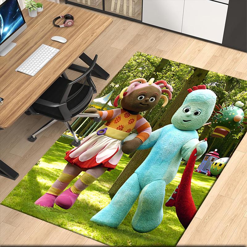 In the Night Garden Printed Carpet, for Office Chair Living Room Bedroom Kitchen Room Decor Gifts.