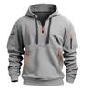 Men's  Autumn and Winter Thin Velvet Sweater Casual Loose Dropped Shoulder Hooded Sweatshirt  Loose Pullover Fashion Sweatshirt