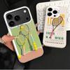 Tennis Sport Soft Phone Case for iPhone 15 16 17 Pro Max 17Air 16E 14 Plus 13 12 Mini Shockproof Cover Back Shell