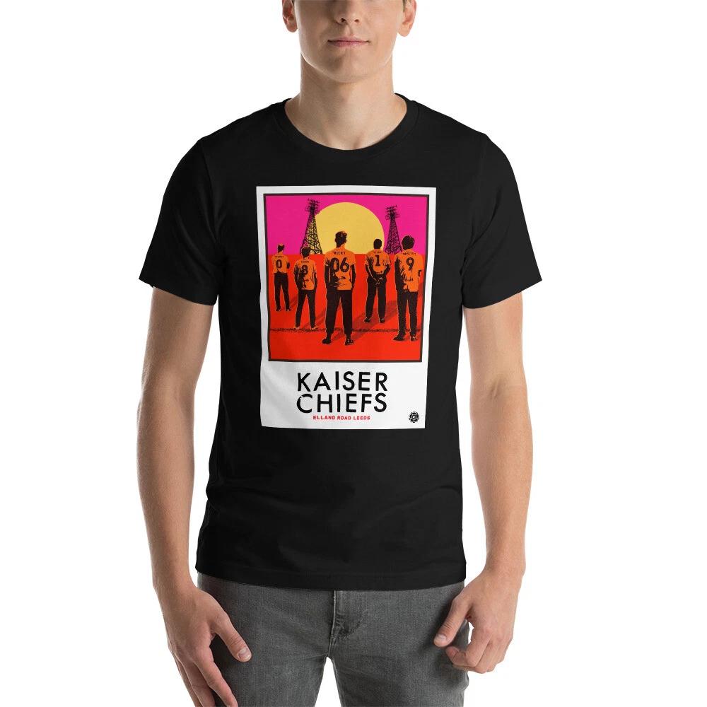 Футболка Kaiser Chiefs, инди, брит-поп, альтернативная музыка, унисекс. S