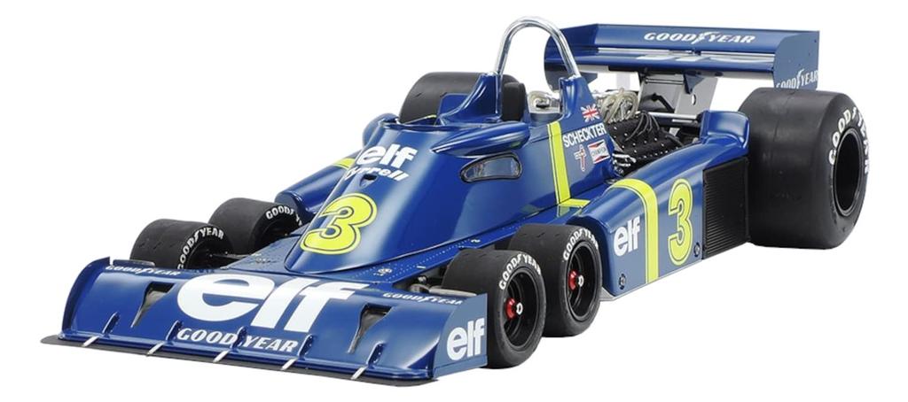 TAMIYA Big Scale Series Tyrell P34 Six Wheeler Plastic Model with Parts 12036 Molding Color 1/12 No.36 Photo-Etched