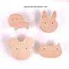 Japanese Cute Animal Wooden Wall Hook - Moon Cartoon Design Nordic Decor