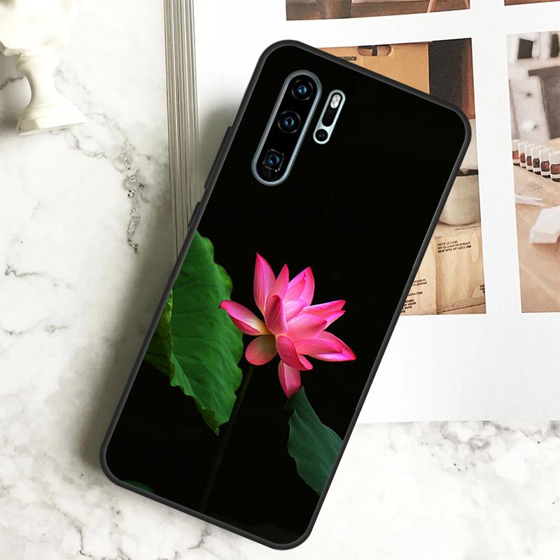 Summer Lotus For Huawei Nova Y70 Y72 Y73 Y60 Y90 Y61 Y91 7i 8i 11i 12i 12s 9 10 SE P20 P30 P40 Lite Case