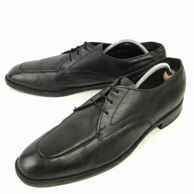 USA Vintage FREEMAN Goodyear Welt U-Tip Dress Shoes [13/30.5/Black] Business Shoes(USED)