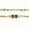Retro Colored Stainless Steel Pendant Necklace For Women Handmade Braided Rope Chain Jewelry Accessories