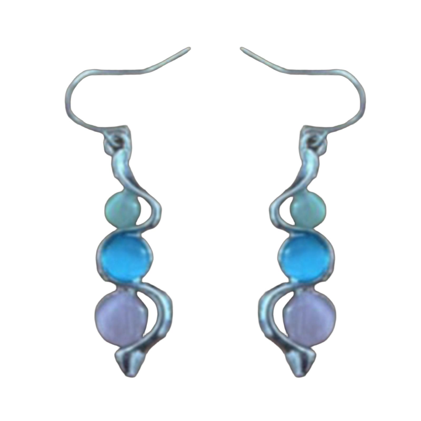 

Элегантные серьги-капли с камнями Кошачий глаз, серьги-подвески с опалами, ювелирные украшения для женщин, стильный подарок на День святого Валентина или день рождения прозрачный