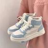 Fashion Blue Platform Sneakers Women's Sports Shoes Vintage Casual Vulcanize Kawaii Lolita Harajuku School Boot Female Flats New Trend