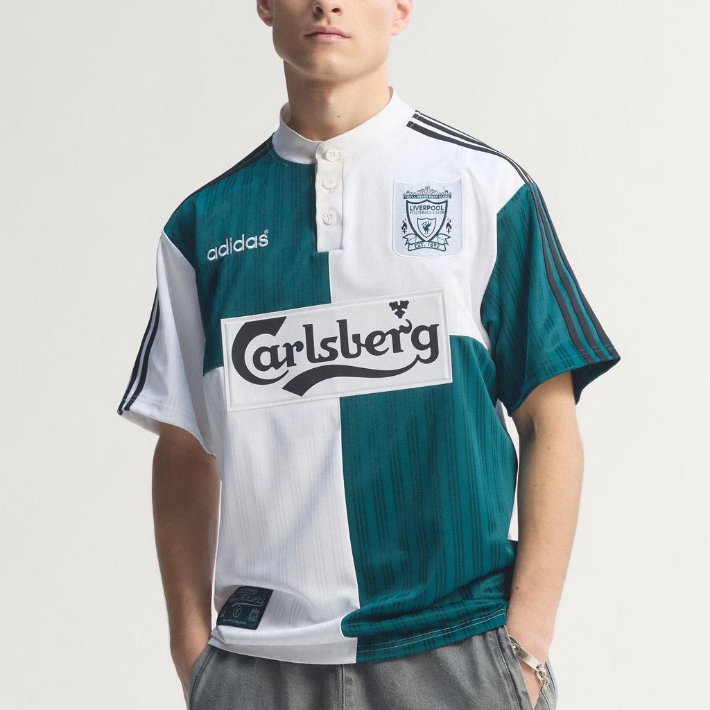 Adidas X Liverpool FC Away 95 Casual Short Sleeve Football Shirt Men tops KA8093