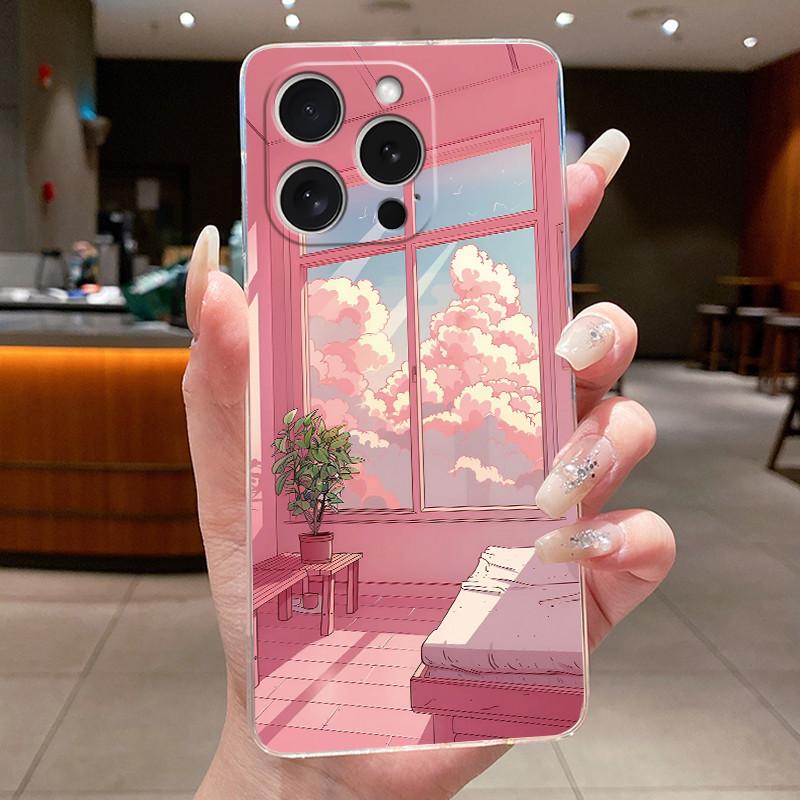 Hülle Für iPhone 16 Plus 16pro 16promax Hülle Ästhetisch Niedlich Cool Jungen Mädchen Transparente Handyhülle Für iPhone 16 Pro Max Abdeckung