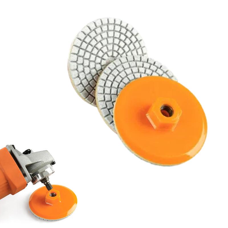 1pcs 80mm 3 Inch Polishing Pad Wet Dry Buff Disc Abrasive For Sanding Granite Concrete Grinding Countertop Stone