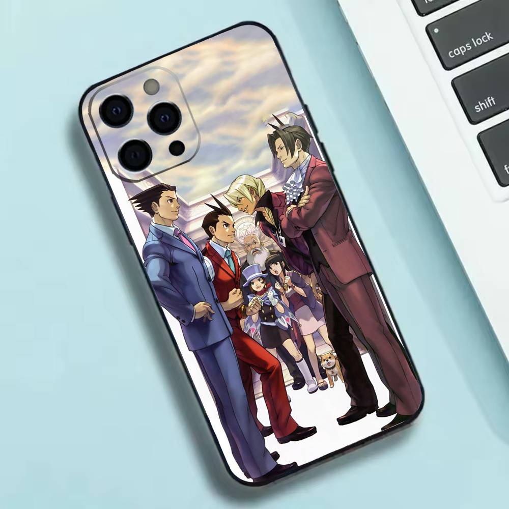 

Anime Ace A- Attorney Phone Case Silicone Soft For IPhone 17 16 15 14 13 12 11 X XR Plus Pro Max Plus iPhone17PRO
