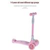 mpouka Adjustable Folding Kids' 3-Wheel Scooter with Flashing Wheels