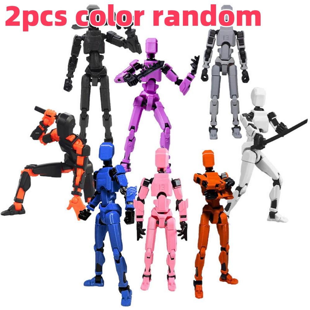 Action Doll Titan Multi Joint Mobile Transformation Robot Handheld T13 Action Doll Character and Dog Shaped Toy Children's Gift