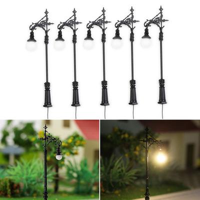 Skala N Lampa Lampy Części Latarnia Uliczna Materiały 1: 160 65mm