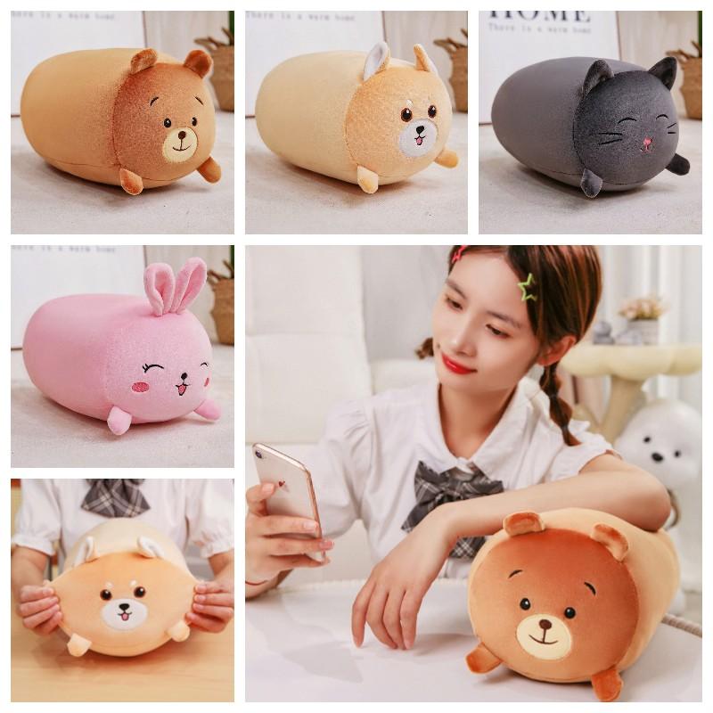 Rabbit Bear Cat Dog Plush Cushion Cartoon Stuffed Toy Home Xmas Gifts Children