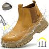 Lightweight Protection Safety Shoes Men Steel Toe Anti Smash Work Shoes Anti-puncture Indestructible Man Safety Boots Outdoor