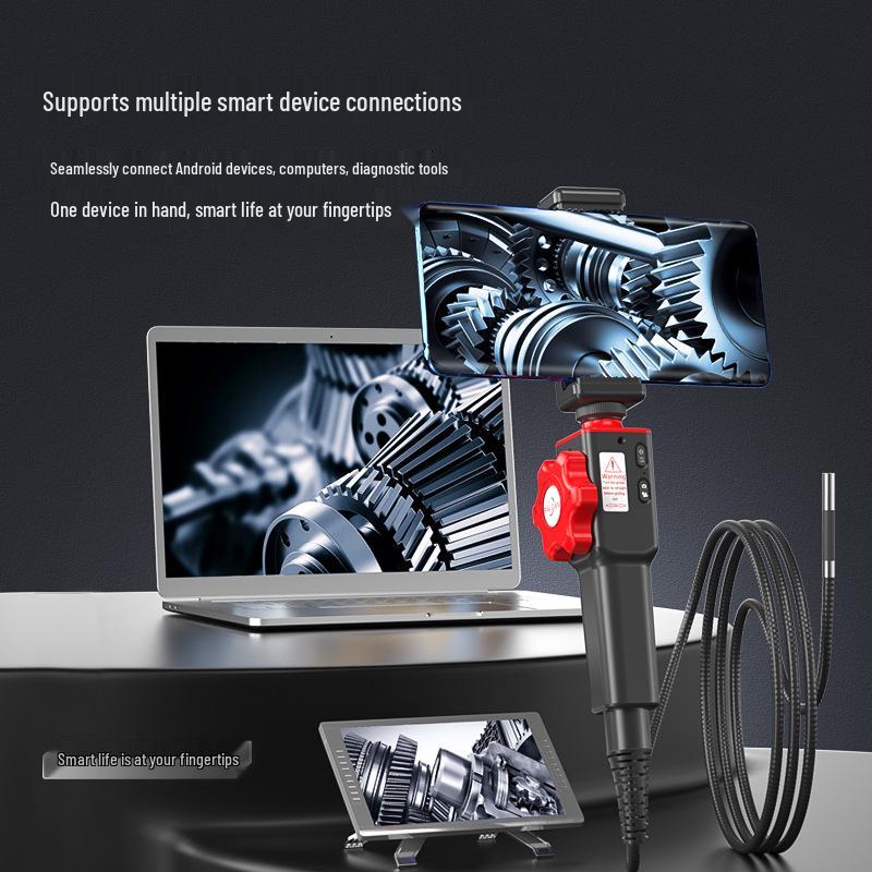 RuiKan RALCAM Průmyslový endoskop odolný vysokým teplotám pro detekci karbonových usazenin v automobilech pro telefony Android