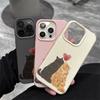 Phone Case For Samsung A05S A06 A07 A15 A16 S26 A34 A35 A55 Luxury Shockproof Anti Fall Two Cats Who Love Each Other Cover