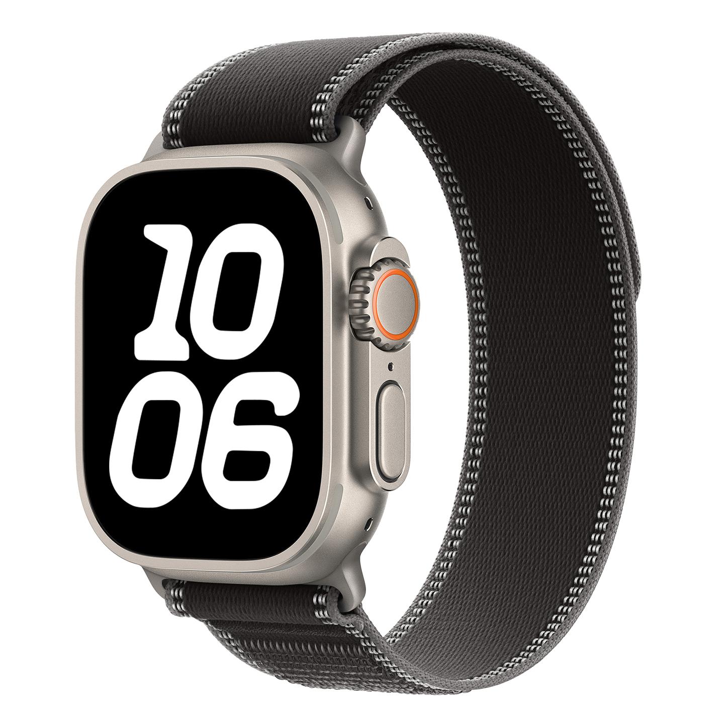 

Trail Loop Strap for Apple Watch Ultra 3 2 band 49mm 44mm 40mm 45mm 41mm 46mm 42mm 44 mm bracelet iWatch series 11 10 SE 9 8 7 6 5 4 44 45 46 49 mm серый