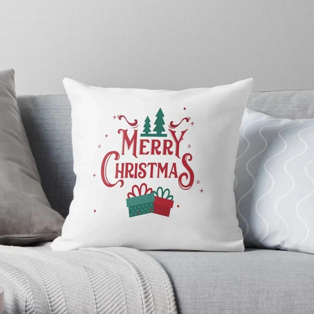 Merry Christmas Decoration Home Pillowcase Cushion Cover Tree Cartoon Modern Living Room Sofa Bed 45X45Cm