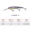 120MM/20G Road Lure Long Tongue Minnow Diving Imitation Fake Bait Freshwater Sea Fishing Warp Bass Fishing Lure Sea Bass Road