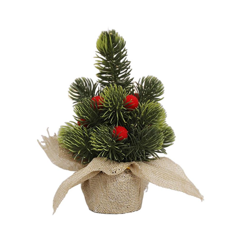 Simulated Miniature Pine Christmas Tree Home Decoration