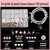 DIY Handmade Beading Kit: Pearl Bracelets and Necklace Accessories for Girls