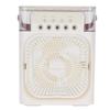 Portable Air Conditioner Fan Plastic Misting Humidifier Fan Rechargeable Desktop Air Cooler White