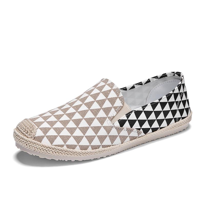 Fashion Green Slip-On Loafers Men Breathable Casual Flats Shoes Men Summer Sneakers Comfortable Fisherman Footwear Male Canvas