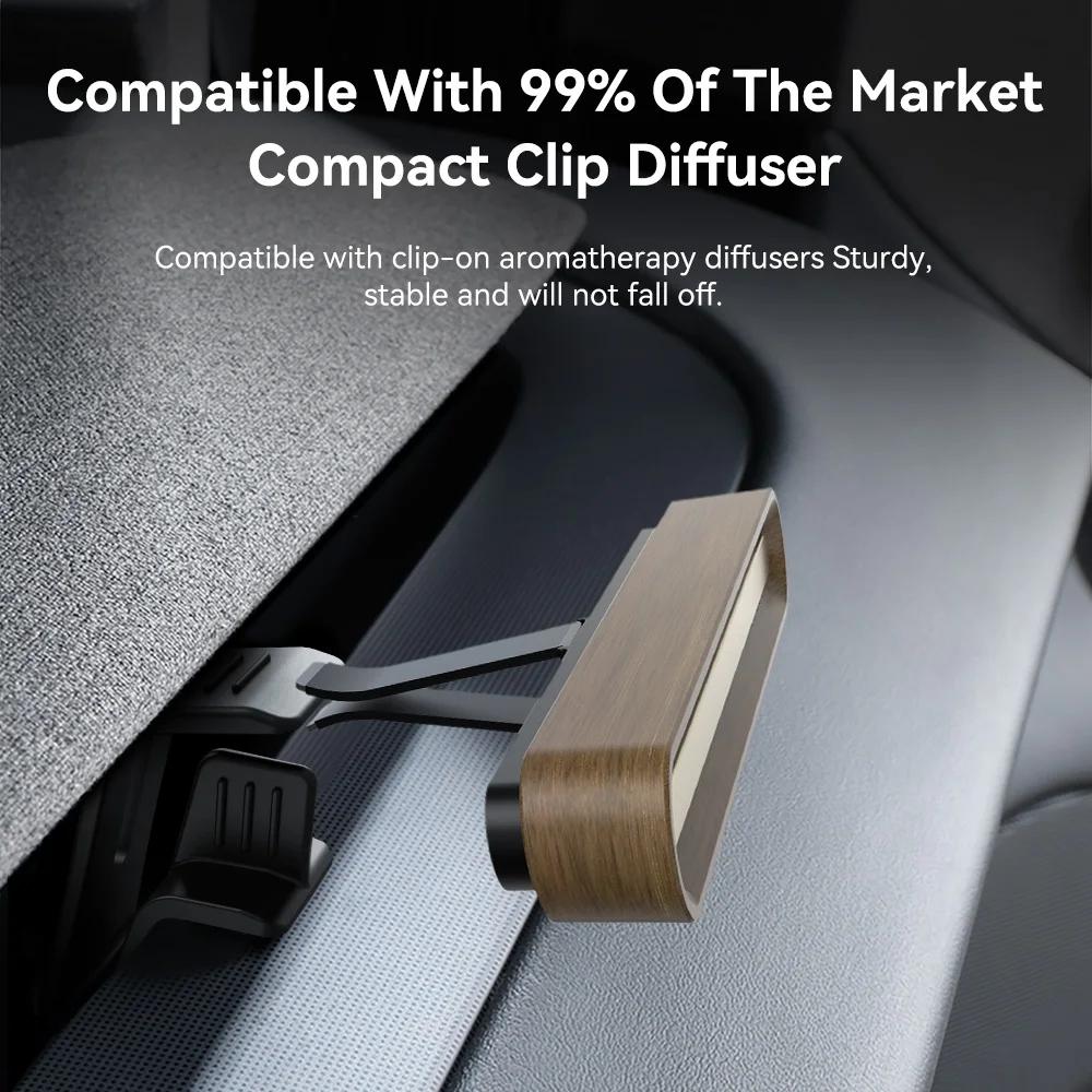 YZ For Tesla Model 3 / Y 2021-2026 Interior Auto Parts Car Air Freshener Vent Clip Adapter Soft Silicone Aromatherapy Holder