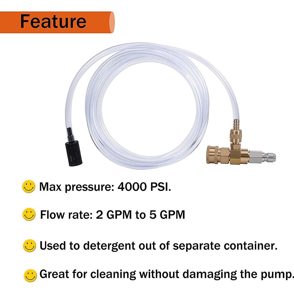 Pressure Washer Soap Injector, Downstream Power Washer  3/8 Inch