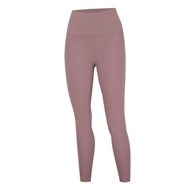 High-Waisted 9/10 Length Yoga Leggings Women Seamless Ultra-Stretch Quick-Dry Breathable Workout Pants