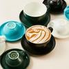 Hero Ceramic Latte Cup and Saucer Set