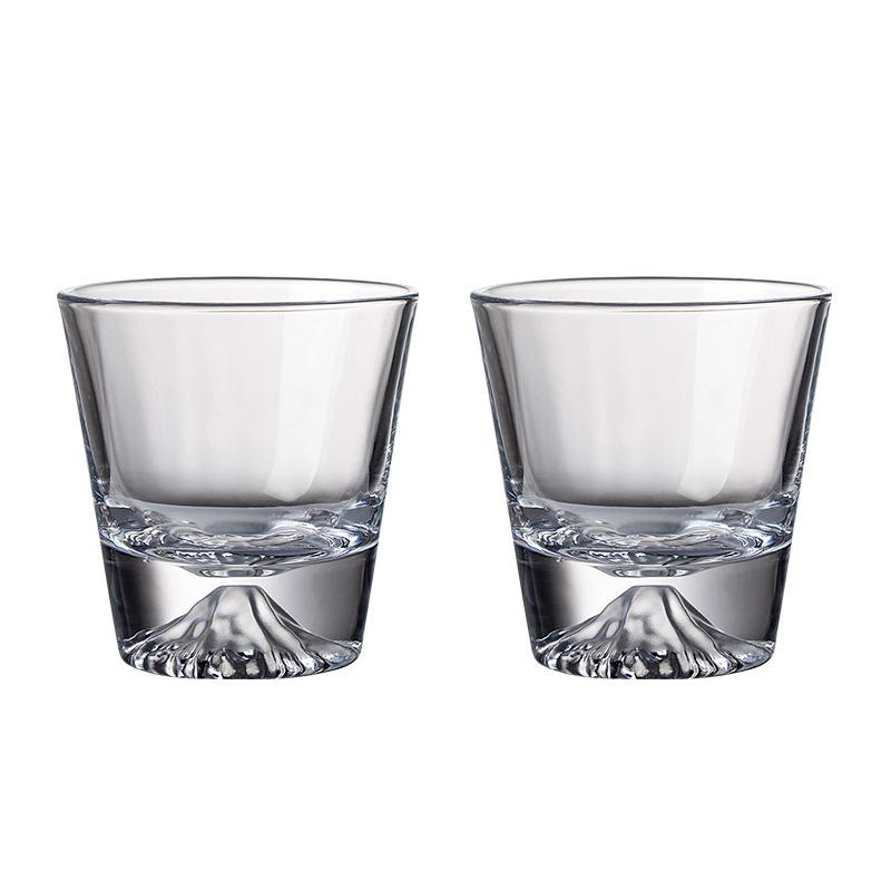 310ml/350ml Creative Iceberg Cup Household Trendy Fuji Mountain Water Cup Exquisite Cocktail Glass Luxury Wine Glass Drinkware