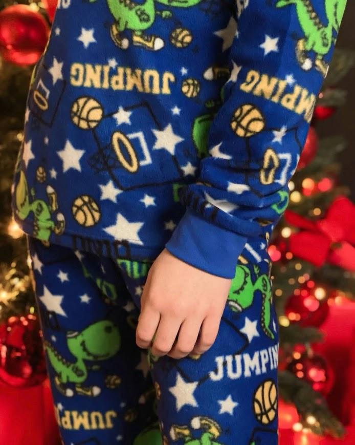 Kids’ Winter Pajamas (Boys) – Colorful Print & Cozy Fleece Fabric, Winter, 6076-028-4 HC