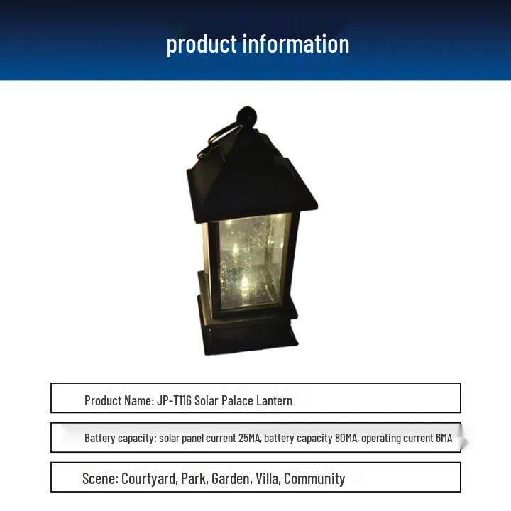 Temu Solar Candle Lantern: Outdoor Waterproof Garden and Courtyard Atmosphere Light