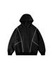 Women's Petite Gray Sweatshirt Jacket - 2025 Korean Style Autumn Winter Versatile Commuting Outfit